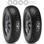 Solid Pu Run-flat Tire Wheel, 10", 2-pack, 180 Lbs Dynamic Load, 220 Static. Fixed Price $51.79.