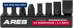 Ares 70013-8-piece S2 Steel Impact Driver Bit Set - Includes Phillips 1,2,3,4 An. Fixed Price $24.99.
