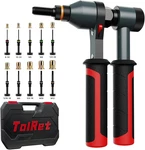 Rivet Nut Tool Kit, Rivnut Kit With 10 Metric And Sae Mandrels, 1. Fixed Price $76.95.
