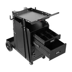 Welding Cart, 2 Drawers Welder Cart Heavy Duty With Anti-theft Lockable Cabinet,. Fixed Price $192.92.