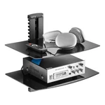 Vevor Glass Floating Shelves Up To 18lbs Tv Wall Mount 3 Ti. Fixed Price $34.00.