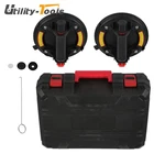 2pcs Glass Suction Cups To Lift 8" Horizontal 440lbs For Each W/ Tool Box. Fixed Price $35.53.