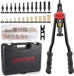 Giantisan Rivet Nut Tool Kit,16-inch Rivnut Kit With 12 Metric And Sae Mand. Fixed Price $110.56.