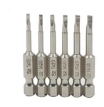 Fixinus 6 Pieces Magnetic Triangle Screwdriver Bits Set 1/4 Inch Hexagonal 1..... Fixed Price $9.42.