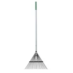 Expert Gardener Fiberglass Long Handle 22-tine Steel Leaf Rake. Fixed Price $19.97.