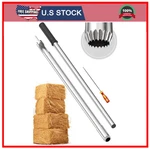 Sturdyshape Hay Probe Bale Sampler For Drill 24 Inch With Serrated Tip Comes .... Fixed Price $141.86.