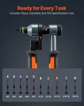 Vevor 9" Ratchet Rivet Nut Tool Kit, 10 Mandrels, 100 Nuts, Sae/metric, Case. Fixed Price $67.99.