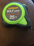 Komelon 25ft Self-locking Tape Measure.brand New. Fixed Price $8.00.