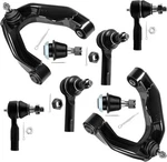 Scitoo 8pcs Front Upper Control Arm Ball Joint Outer Inner Tie Rod Link Kit. Fixed Price $73.24.