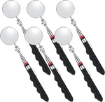 6 Pcs Extended Handle Telescopic Mirror Set - Car Inspection Mirror, 50mm Dia.... Fixed Price $23.70.