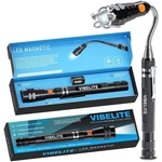 Vibelite Extendable Magnetic Flashlight With Telescoping 1pack, Light Black. Fixed Price $43.86.
