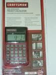 Craftsman Do-it-yourself Home Improvement Project Calculator #39749. Fixed Price $35.99.