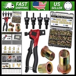 Askway Rivet Nut Tool Kit 660pcs Metric M3 M4 M5 M6 For Furniture Automotive. Fixed Price $86.99.