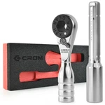 Crom 1/4inch Mini Ratchet Wrench Use As 1/4 Bit Ratchet, Extender, Thandle O.... Fixed Price $37.79.