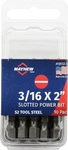 Mayhew 19112-10 - 3/16" X 2" Slotted Power Bit, 10 Pack 1ea. Fixed Price $20.87.