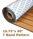 Oceanbroad 80''x 15.75'' Boat Flooring 3m Self-adhesive Backing Camel Brown. Fixed Price $39.95.