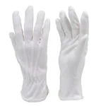 100% Premium White Cotton Marching Band Parade Formal Dress Gloves. Fixed Price $16.99.