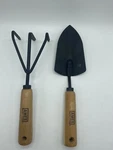 New Ames 13" Garden Hand Trowel And 11 Cultivator With Wood Handle 2 Piece. Fixed Price $4.99.