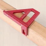 Ketiped Imperial 3d Multi-angle Measuring Ruler,45/90 Degree Red(imperial). Fixed Price $23.35.