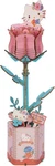 Hands Craft Hello Kitty And Friends Pink Rose 3d Wooden Puzzle Kit Diy Flower. Fixed Price $26.60.