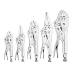 Workpro 5-piece Locking Pliers Set, Tool Vice 5pc Pliers, Silver. Fixed Price $37.17.