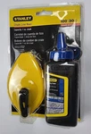 New Stanley Chalk Line Reel With Blue 47-442 One Ounce Refill. Fixed Price $13.89.