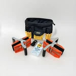 Abaco Double Handed Slab Glass Carry Clamp Set W/ Storage Bag. Fixed Price $165.00.