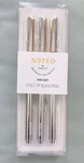 Namepost-it Noted Metallic Pen Set Ntd11-pen-1, 3 Pens. Fixed Price $11.62.
