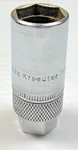 Vintage Kraeuter Tools 32026 - 13/16" Knurled Spark Plug Socket 3/8" Drive Usa. Fixed Price $10.75.