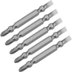 Uxcell 5 Pcs Ph2/sl5 Magnetic Double Ended Screwdriver H1/4*65*5ph2/sl5 5pcs. Fixed Price $12.08.