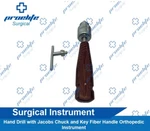 Hand Drill With Jacobs Chuck And Key Fiber Handle Orthopedic Instrument. Fixed Price $33.50.