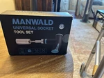 Manwald 25 Piece Universal Socket Tool Set- New And Sealed. Fixed Price $14.00.