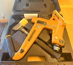 Bostitch Mfn-201 Manual Hardwood Flooring Nailer, W/case - Exc Condition. Fixed Price $120.00.