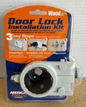American Tool Company Door Lock Installation Kit For Wood Doors 17105 Nib. Fixed Price $13.00.