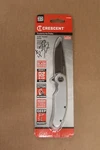 Crescent 3-1/4in Drop Point Aluminum Handle Pocket Knife. Fixed Price $34.00.