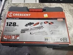 Crescent 128 Piece Socket Set 3/8" Drive 12 Point Sae/metric Ctk128c. Fixed Price $100.99.