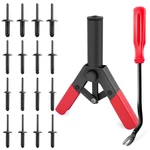 Gooacc 82pcs Plastic Rivet Gun Kit 5mm, 80 Rivets + 2 Remover Tool Set. Fixed Price $38.99.
