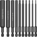 10 X Long 100mm 1/4 Inch Hex Head Allen Wrench Drill Bits, Big 12mm To Small 1.5. Fixed Price $17.06.