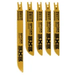 5-piece 6 And 8 In Reciprocating Saw Blade Set Demo Double-sided Spyder. Fixed Price $24.98.