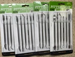 New 4 Packs Pittsburgh 6pc Carving Set Stainless Steel (24 Pieces Total). Fixed Price $23.50.