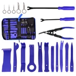 Czjcmech 19pcs Trim Removal Tool,auto Clip Pliers Fastener Remover Set Blue. Fixed Price $28.99.