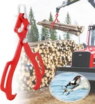 Garvee 18in 2-claw Heavy Duty Log Timber Lifting Tong Steel Felling Grabber. Fixed Price $44.14.
