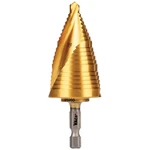 Klein Tools 25960 Step Drill Bit 7/8 To 1-3/8-inch Spiral Double-fluted Cut. Fixed Price $56.08.
