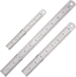Elisel 3 Pcs Stainless Steel Ruler Set With Inch And Metric Silvery. Fixed Price $6.51.