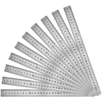 Lexinin 10 Pack 12 Inch Stainless Steel Ruler, 30cm Metal Ruler With Silver. Fixed Price $22.85.