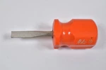 Rare Vtg Malco K-41 Orange Handle Stubby Short Flat Slotted Screwdriver. Fixed Price $29.00.