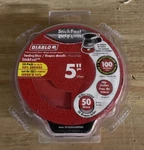 Diablo Dcd050100p50g 100 Grit Random Orbit Sanding Stickfast Disc 5 Dia. In.. Fixed Price $19.99.