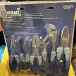 Kobalt 5-piece Pliers Hand Tool Set Slip Joint Diagonal Groove Box Chrome. Fixed Price $28.99.