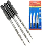 Ftg Usa 3 Pc #6 (9/64") Replacement Tapered Countersink Drill Bit Set All.... Fixed Price $21.46.