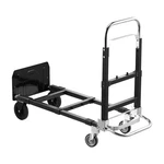 2 In 1 Folding Hand Truck, 500 Lbs Load Capacity For 4-wheel Mode, Convert. Fixed Price $104.76.